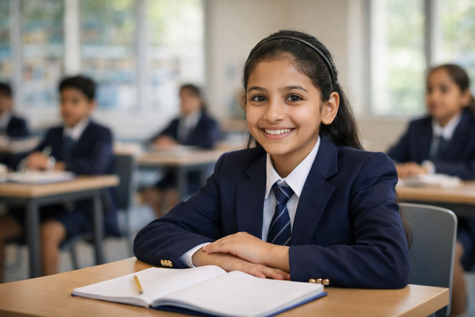 Student learning at DIS Hyderabad